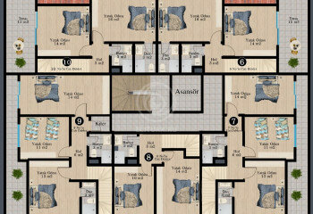 Квартира 3+1 в Алании, Турция | SBB-58524