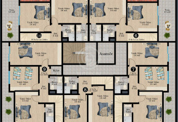 Квартира 3+1 в Алании, Турция | STE-58526