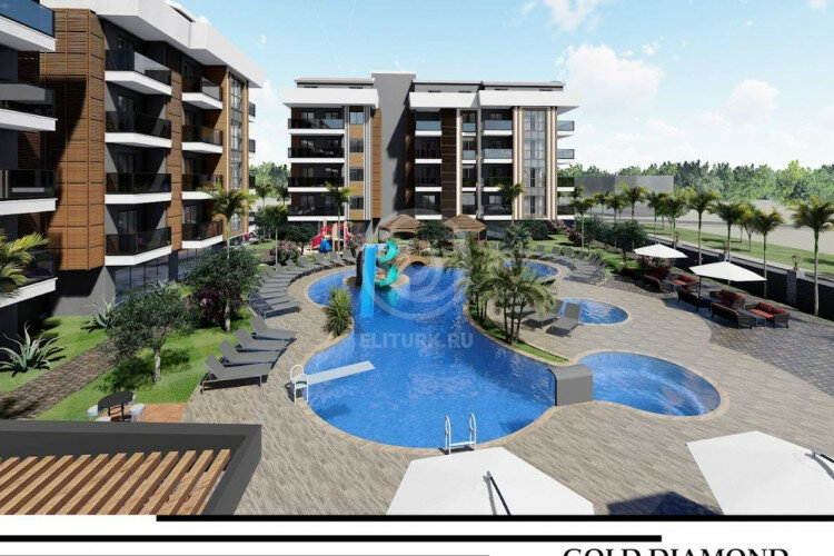 Квартира 2+1 в Алании, Турция | PTE-64677