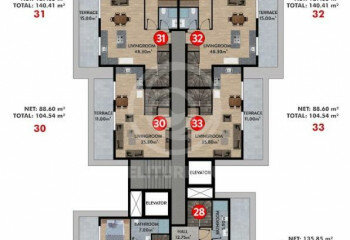 Квартира 2+1 в Алании, Турция | PTE-64677