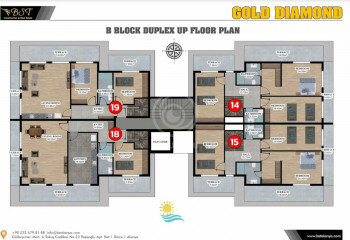 Квартира 2+1 в Алании, Турция | PTE-64677