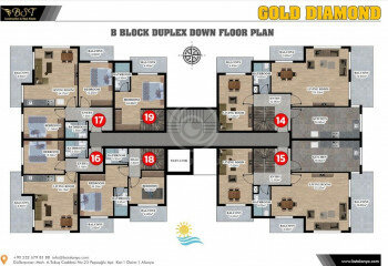 Квартира 2+1 в Алании, Турция | PTE-64677