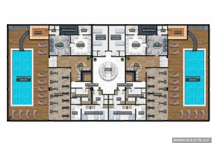 Квартира 2+1 в Алании, Турция | SBB-59230