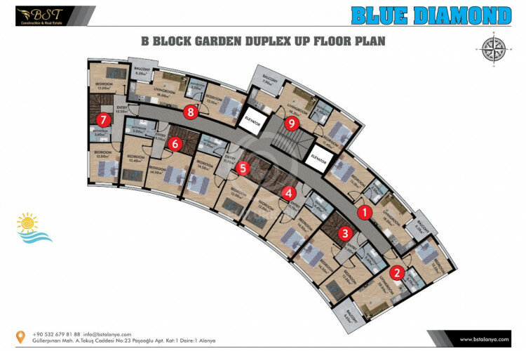 Квартира 1+1 в Алании, Турция | PBB-59271