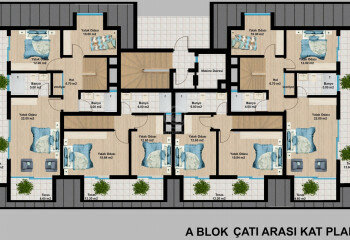 Квартира 2+1 в Алании, Турция | SBB-59316