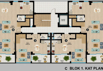 Квартира 2+1 в Алании, Турция | STE-59315