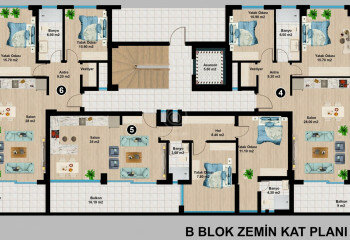 Квартира 2+1 в Алании, Турция | STE-59315