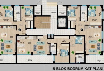 Квартира 2+1 в Алании, Турция | SBB-59317