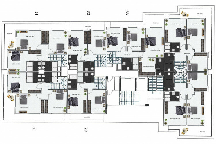 Квартира 3+1 в Алании, Турция | PKK-59465