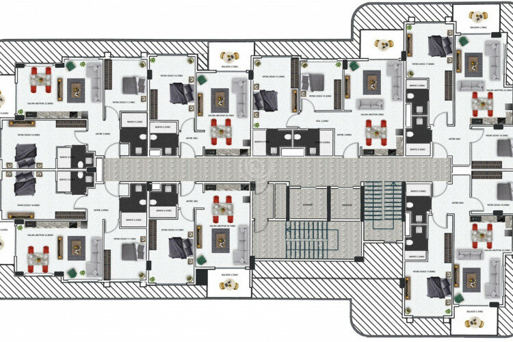 Квартира 3+1 в Алании, Турция | PTE-59463