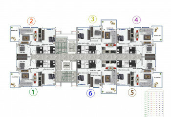 Квартира 2+1 в Алании, Турция | PTE-59478