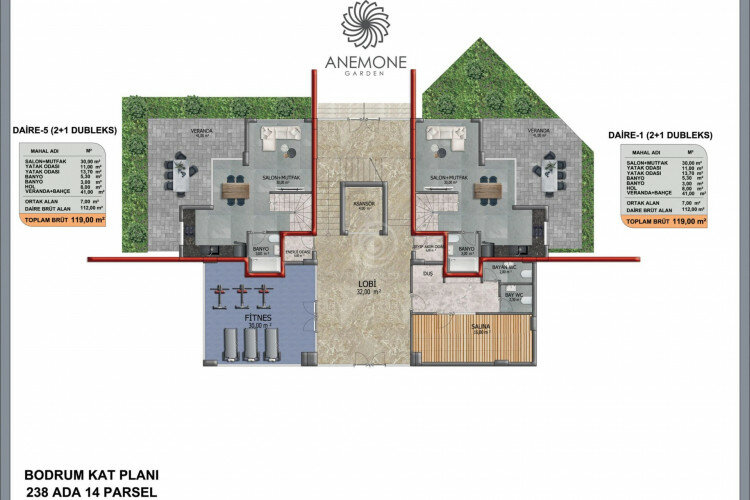 Квартира 1+1 в Алании, Турция | STE-59711