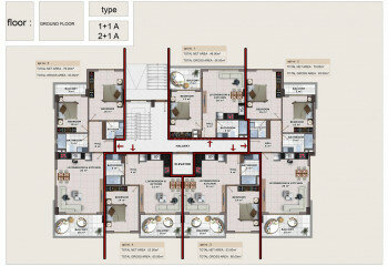 Квартира 2+1 в Алании, Турция | STE-59953