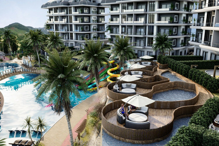 Квартира 1+1 в Каргыджаке, Алания, Турция | PBB-59958