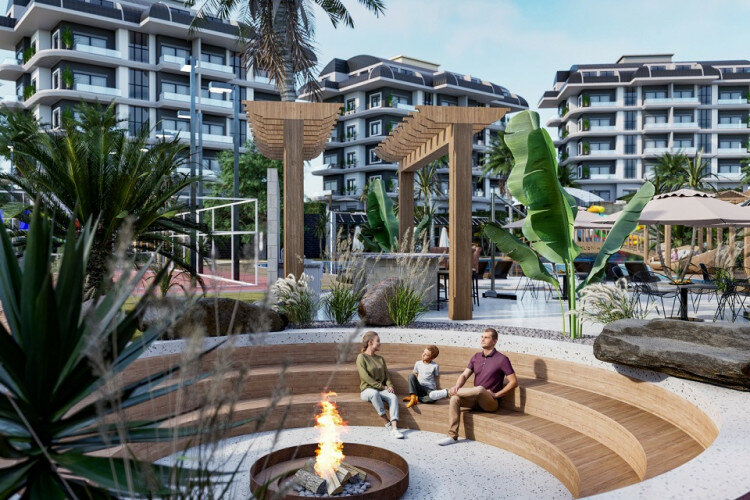 Квартира 1+1 в Каргыджаке, Алания, Турция | PBB-59958