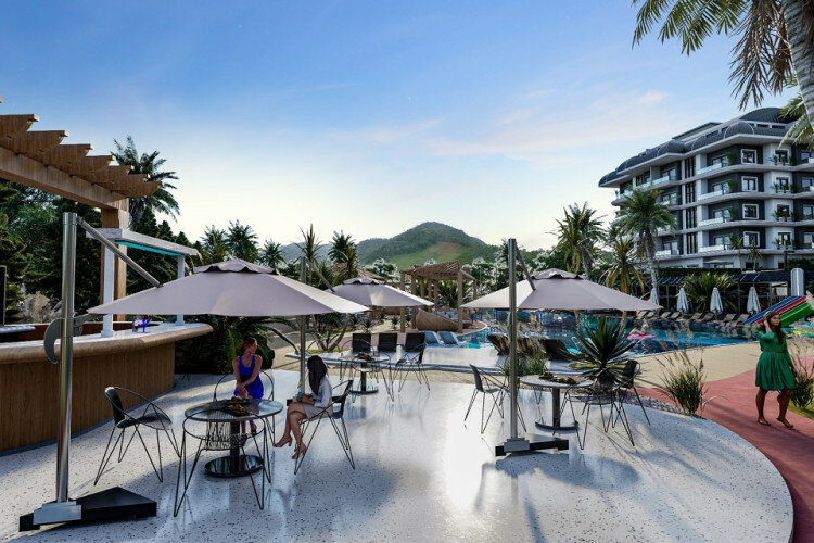 Квартира 1+1 в Каргыджаке, Алания, Турция | PBB-59958