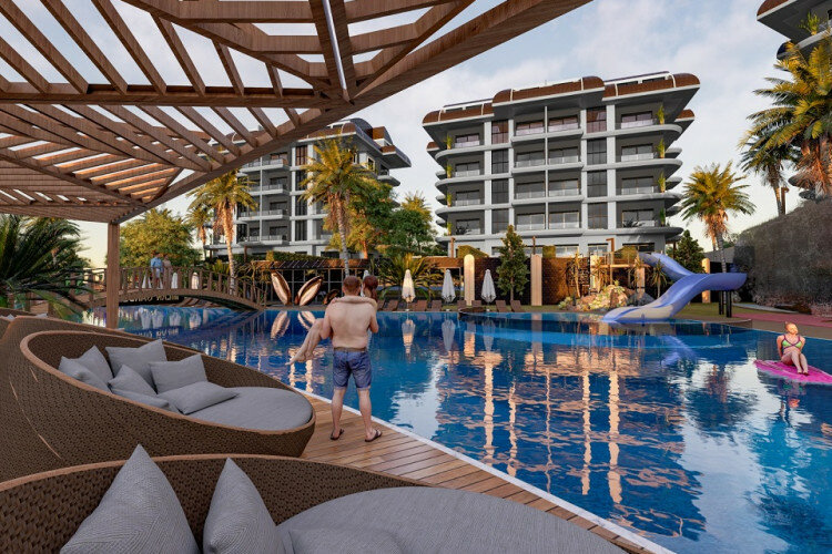 Квартира 1+1 в Каргыджаке, Алания, Турция | PBB-59958