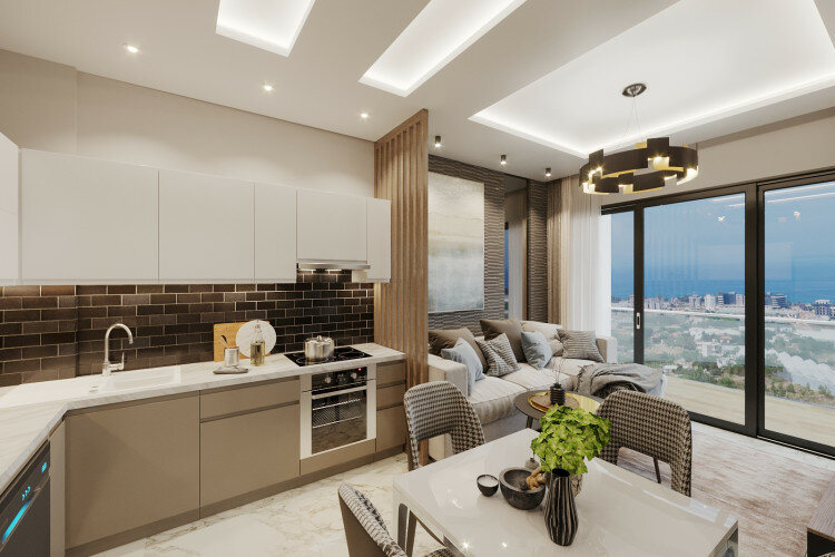 Квартира 1+1 в Каргыджаке, Алания, Турция | PBB-59958