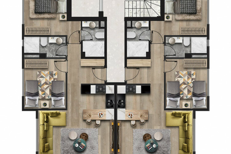 Квартира 2+1 в Каргыджаке, Алания, Турция | PBB-59973