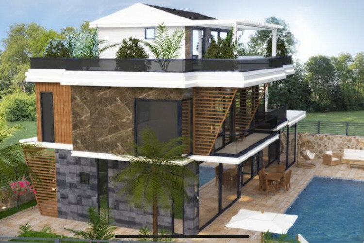 Вилла 4+1 в Калкане, Турция | PKK-59988