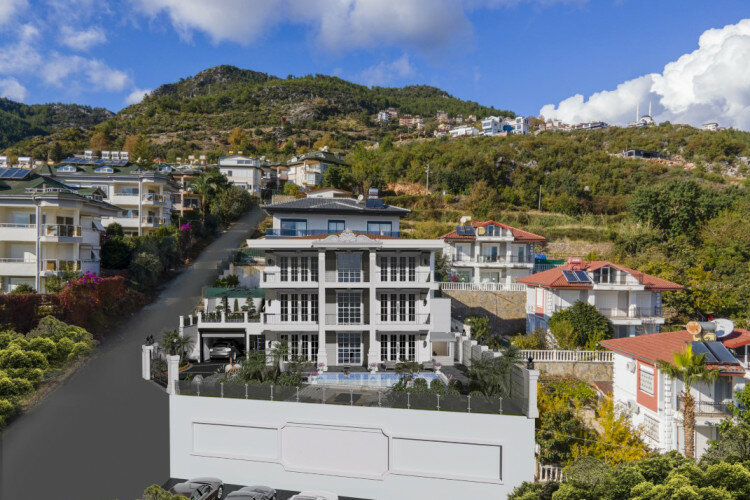 Вилла 5+1 в Алании, Турция | PTE-59985