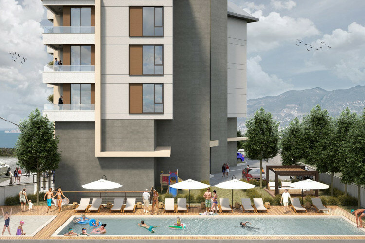 Квартира 1+1 в Каргыджаке, Алания, Турция | PTE-59984