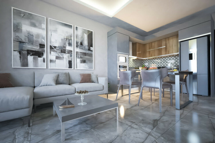 Квартира 1+1 в Каргыджаке, Алания, Турция | PTE-59984