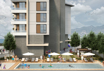 Квартира 1+1 в Каргыджаке, Алания, Турция | PTE-59984