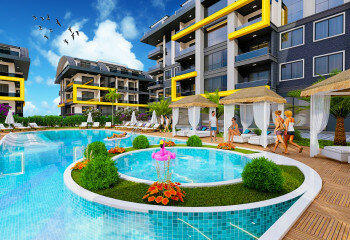 Квартира 1+1 в Алании, Турция | STE-59995