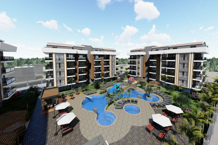 Квартира 1+1 в Алании, Турция | SBB-60042