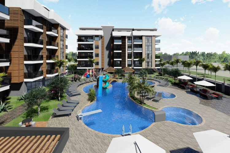 Квартира 1+1 в Алании, Турция | SBB-60042