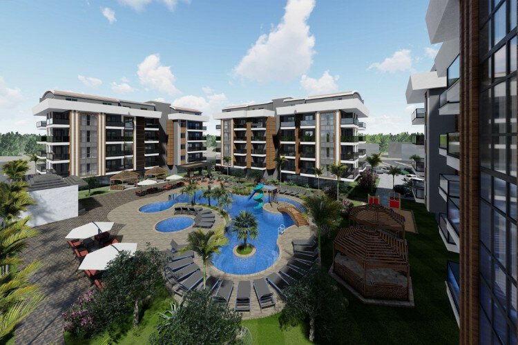 Квартира 1+1 в Алании, Турция | SBB-60042