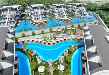 Квартира 1+1 в Алании, Турция