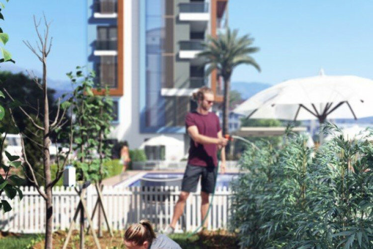 Квартира 1+1 в Газипаше, Турция | PTE-60049