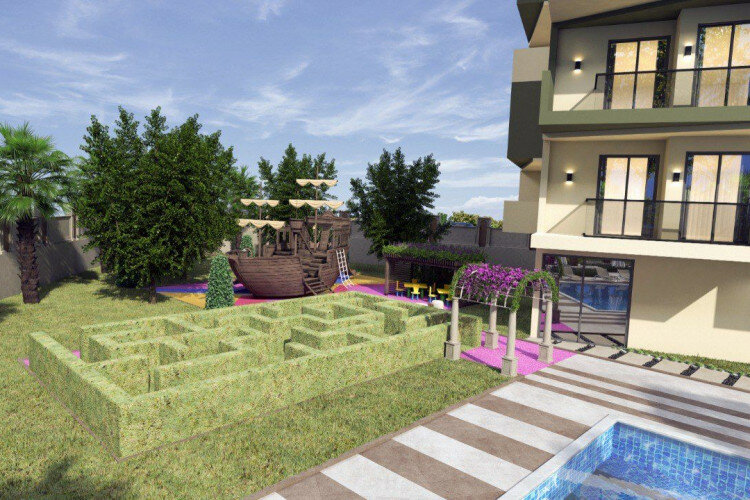 Квартира 1+1 в Алании, Турция | STE-60046