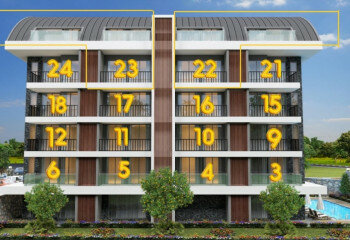 Квартира 1+1 в Алании, Турция | PBB-60070