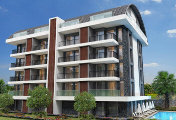 Квартира 1+1 в Алании, Турция
