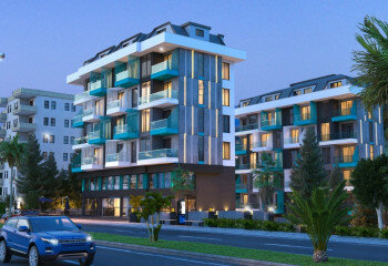 Квартира 2+1 в Алании, Турция