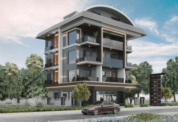 Квартира 1+1 в Алании, Турция