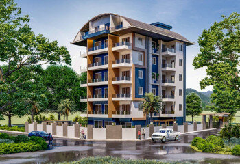 Квартира 1+1 в Алании, Турция