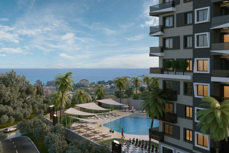 Квартира 1+1 в Алании, Турция | SBB-60096