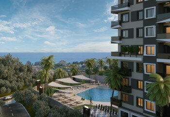 Квартира 1+1 в Алании, Турция | SBB-60096