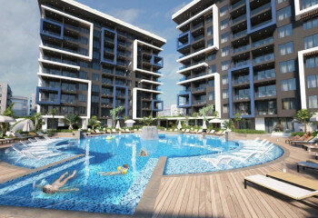 Квартира 1+1 в Алании, Турция