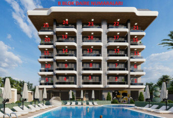 Квартира 1+1 в Алании, Турция | PBB-60170