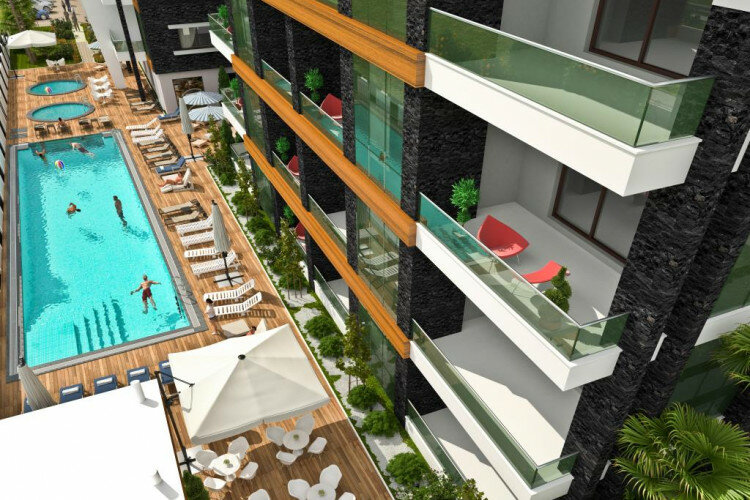 Квартира 1+1 в Алании, Турция | SBB-60190