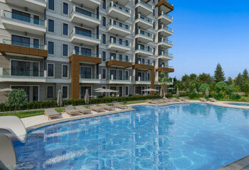 Квартира 1+1 в Алании, Турция