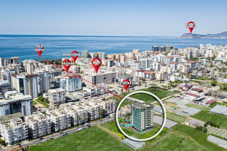 Квартира 1+1 в Алании, Турция | SBB-60216