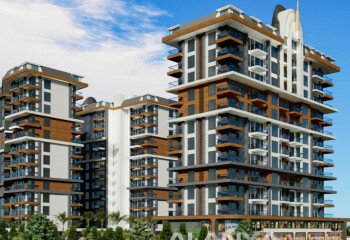 Квартира 1+1 в Алании, Турция 