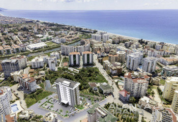 Однокомнатная квартира 1+1 в Алании, Турция 