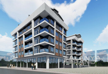 Квартира 1+1 в Алании, Турция 